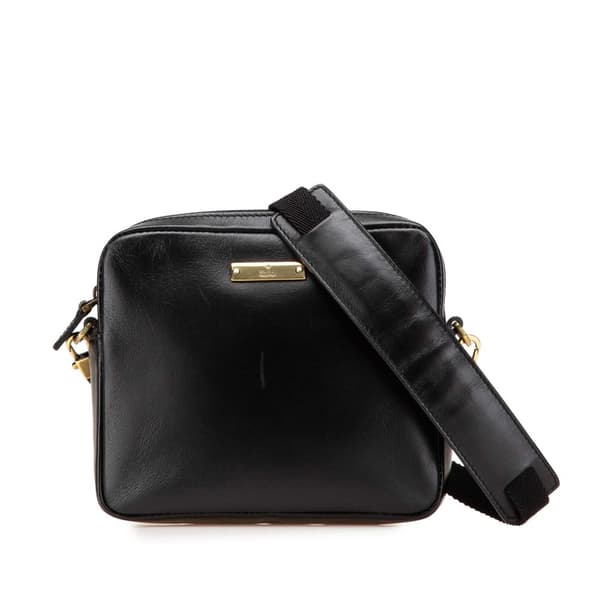 Pre-owned Gucci Leather Crossbody Black