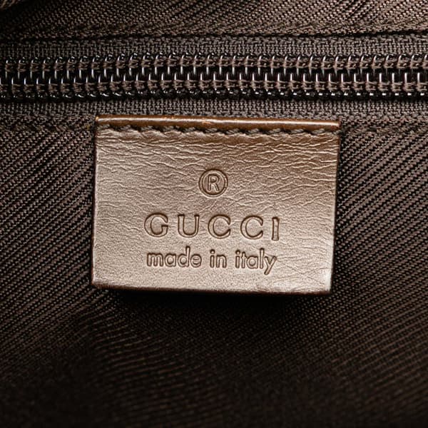 Pre-owned Gucci GG Canvas Crossbody Brown
