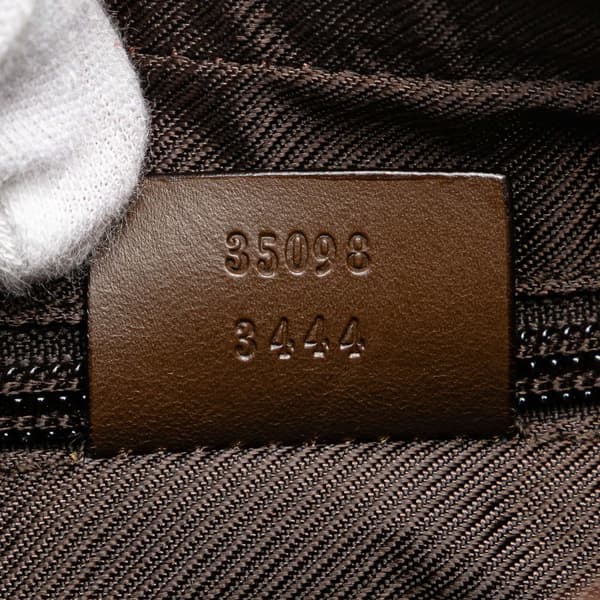 Pre-owned Gucci GG Canvas Crossbody Brown