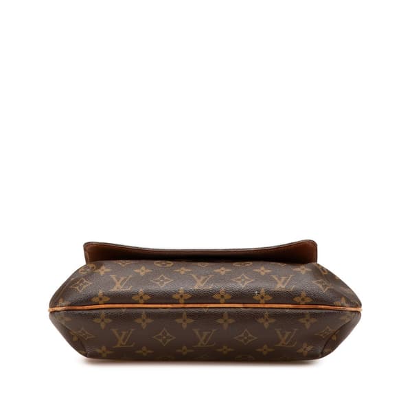 Pre-owned Louis Vuitton Monogram Musette Salsa GM Brown