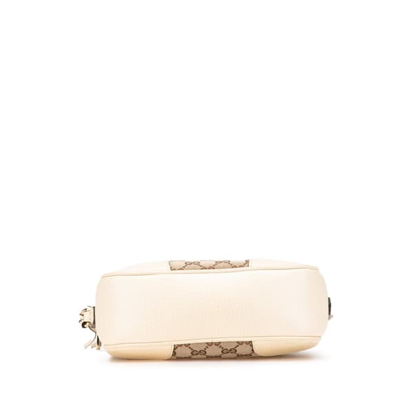 Pre-owned Gucci GG Canvas Bree Crossbody Brown