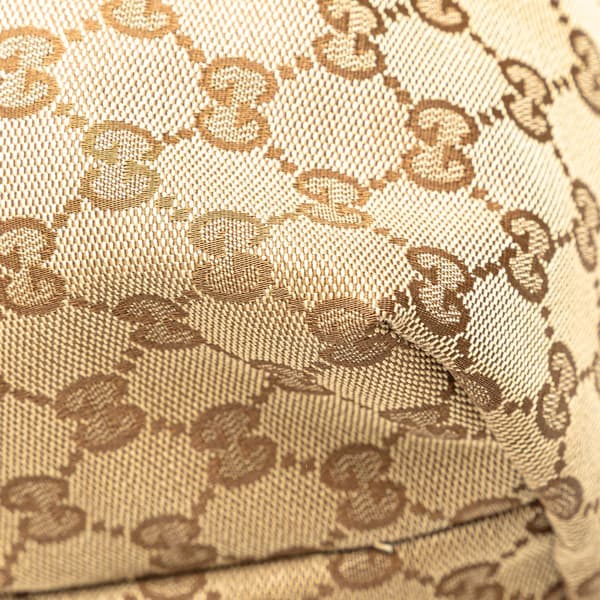Pre-owned Gucci GG Canvas Web Crossbody Brown