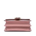 Miniatyrbild 3 av 10: Pre-owned Gucci Small Dollar Calfskin Interlocking G Crossbody Pink