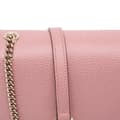 Miniatyrbild 10 av 10: Pre-owned Gucci Small Dollar Calfskin Interlocking G Crossbody Pink
