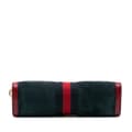Miniatyrbild 3 av 9: Pre-owned Gucci Small Suede Ophidia Chain Crossbody Blue