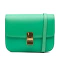 Miniatyrbilde 1 av 7: Pre-owned Celine Medium Calfskin Classic Box Green