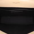 Miniatyrbild 5 av 10: Pre-owned Saint Laurent Small Croc Embossed Nubuck Monogram Kate Crossbody Brown