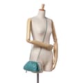 Pikkukuva 7 / 7: Pre-owned Bottega Veneta Lambskin The Mini Pouch Blue
