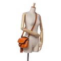 Pikkukuva 10 / 10: Pre-owned Gucci Small Leather Bamboo Nouveau Fringe Crossbody Orange