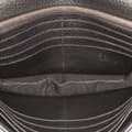 Miniatyrbild 4 av 9: Pre-owned Gucci Leather Interlocking G Dollar Wallet on Chain Black