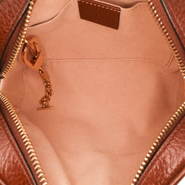 Pre-owned Gucci Mini GG Denim Ophidia Crossbody Blue