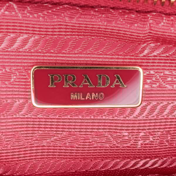 Pre-owned Prada Mini Saffiano Camera Bag Pink