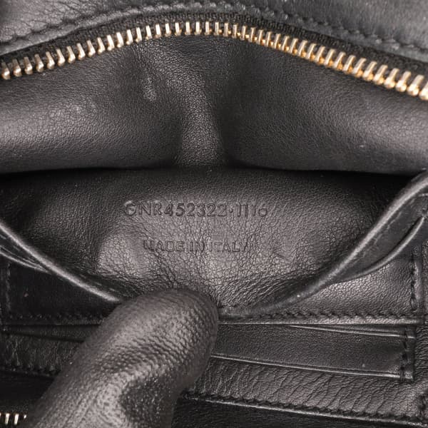 Pre-owned Saint Laurent Toy Leather Monogram Cabas Black