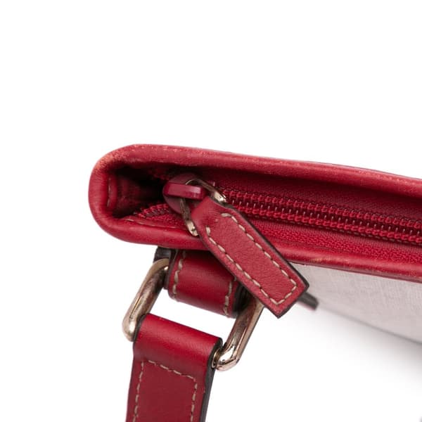 Pre-owned Gucci GG Supreme Bird Tattoo Messenger Bag White