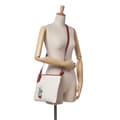 Miniatyrbild 9 av 10: Pre-owned Gucci GG Supreme Bird Tattoo Messenger Bag White