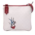 Miniatyrbild 1 av 10: Pre-owned Gucci GG Supreme Bird Tattoo Messenger Bag White