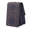 Miniatyrbild 2 av 10: Pre-owned Dior Studded Denim Vertical Diorama Crossbody Gray