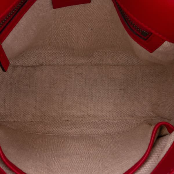 Pre-owned Gucci Medium GG Canvas Lady Web Crossbody Brown