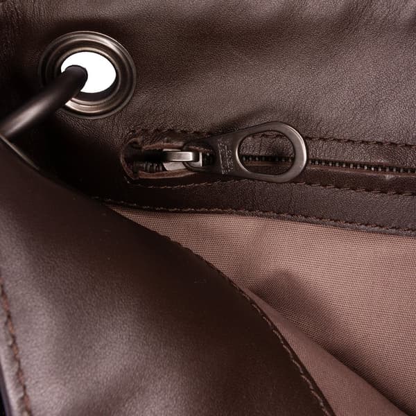 Pre-owned Bottega Veneta Nappa Intrecciato Crossbody Brown