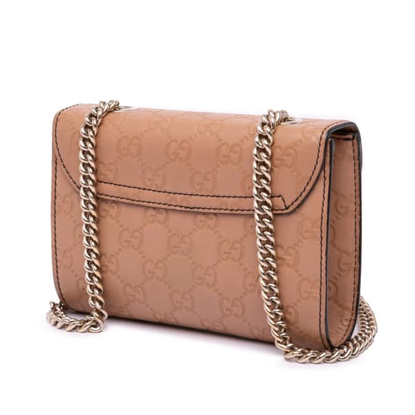 Pre-owned Gucci Mini Guccissima Emily Crossbody Brown
