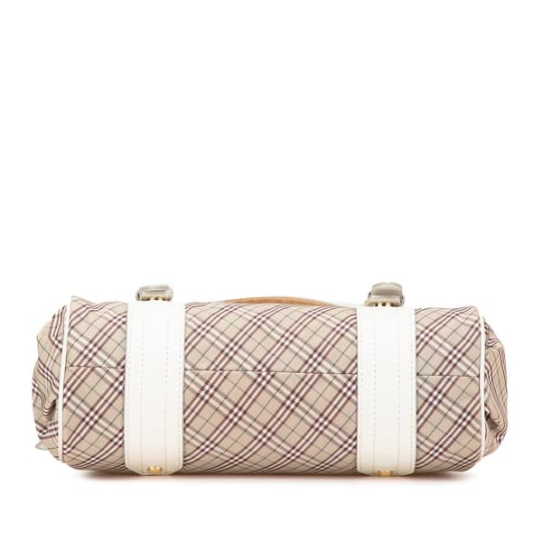 Pre-owned Burberry Nova Check Canvas Crossbody Brown