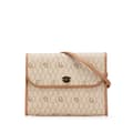 Miniatyrbild 1 av 10: Pre-owned Dior Honeycomb Coated Canvas Crossbody Brown