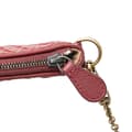 Pikkukuva 7 / 10: Pre-owned Bottega Veneta Nappa Intrecciato Biletto Wallet On Chain Red
