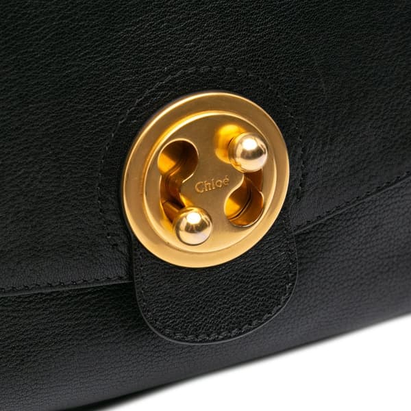 Pre-owned Chloé Medium Leather Mily Crossbody Black