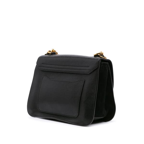 Pre-owned Chloé Medium Leather Mily Crossbody Black