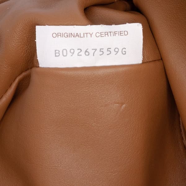 Pre-owned Bottega Veneta Lambskin The Mini Pouch Brown