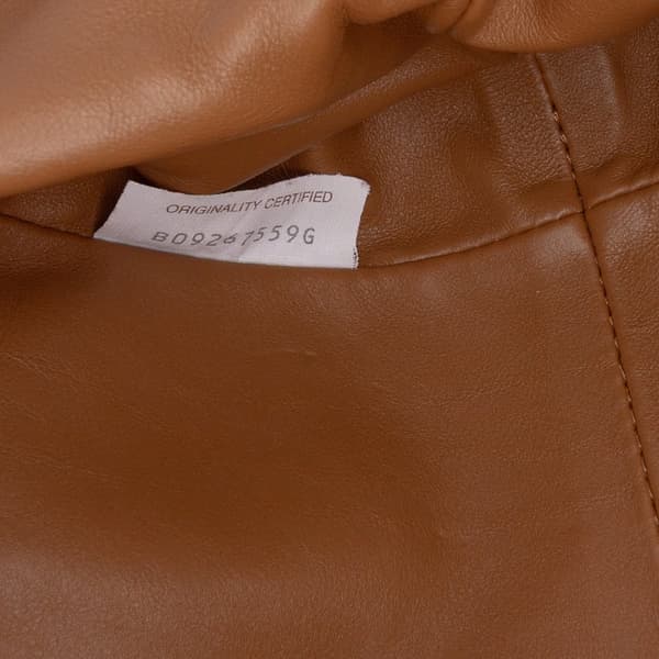 Pre-owned Bottega Veneta Lambskin The Mini Pouch Brown