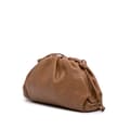 Miniatyrbillede 2 af 10: Pre-owned Bottega Veneta Lambskin The Mini Pouch Brown