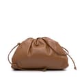 Miniatyrbillede 1 af 10: Pre-owned Bottega Veneta Lambskin The Mini Pouch Brown