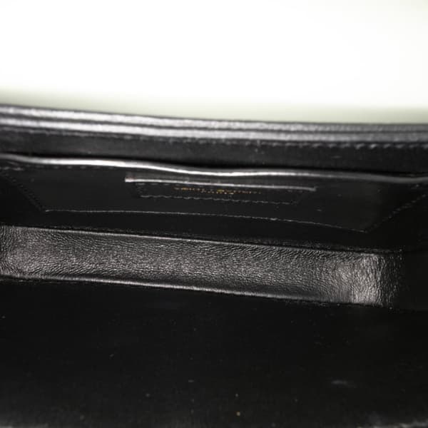 Pre-owned Saint Laurent Small Calfskin Solferino Satchel In Box Blue
