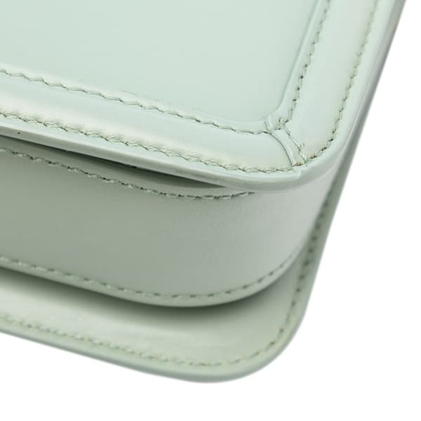 Pre-owned Saint Laurent Small Calfskin Solferino Satchel In Box Blue