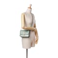 Miniatyrbild 9 av 10: Pre-owned Saint Laurent Small Calfskin Solferino Satchel In Box Blue