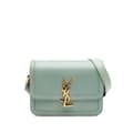 Miniatyrbild 1 av 10: Pre-owned Saint Laurent Small Calfskin Solferino Satchel In Box Blue