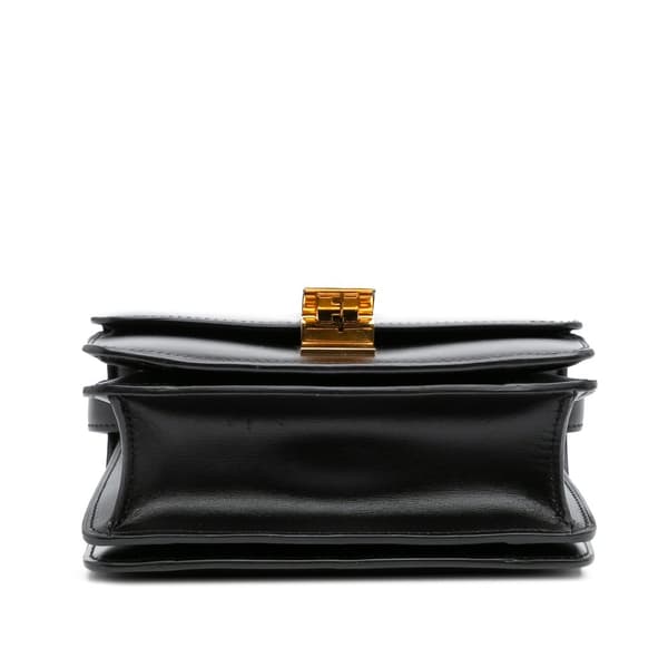 Pre-owned Celine Small Calfskin Classic Box Black