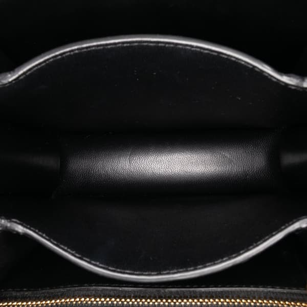 Pre-owned Celine Small Calfskin Classic Box Black