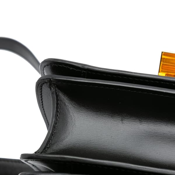 Pre-owned Celine Small Calfskin Classic Box Black