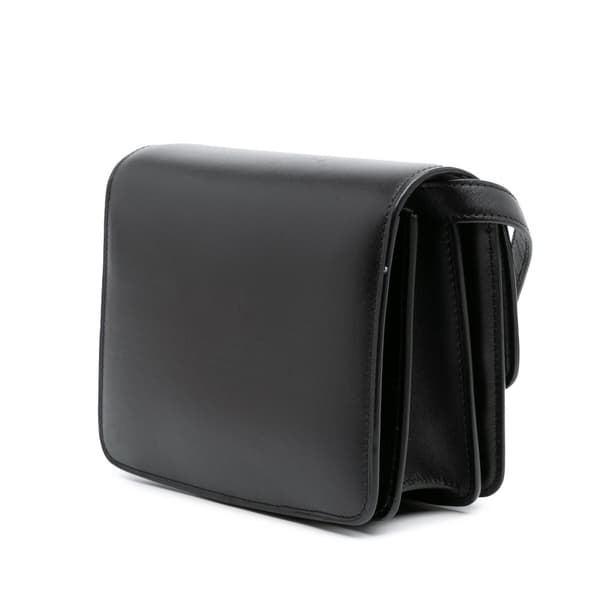 Pre-owned Celine Small Calfskin Classic Box Black