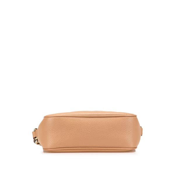 Pre-owned Gucci Leather Soho Disco Crossbody Brown