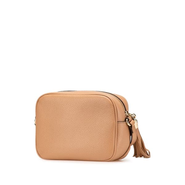 Pre-owned Gucci Leather Soho Disco Crossbody Brown