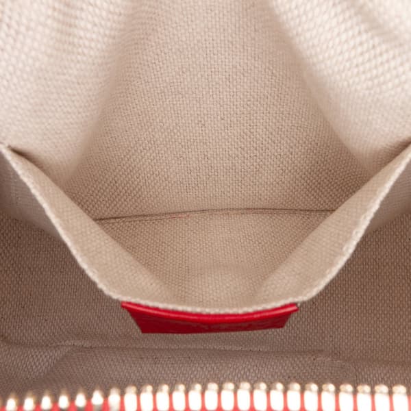 Pre-owned Gucci Leather Soho Disco Crossbody Red