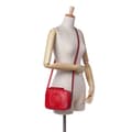 Miniatyrbild 10 av 10: Pre-owned Gucci Leather Soho Disco Crossbody Red