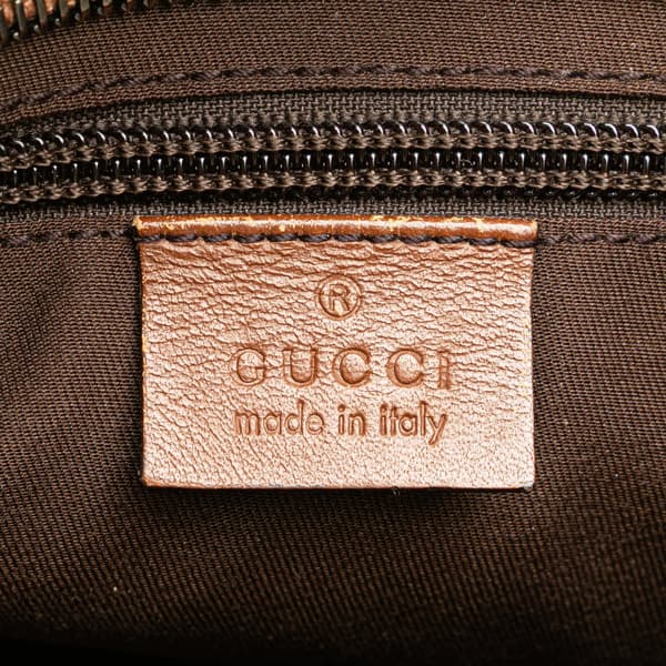 Pre-owned Gucci GG Supreme Web Crossbody Brown