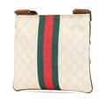 Miniatyrbild 2 av 10: Pre-owned Gucci GG Supreme Web Crossbody Brown