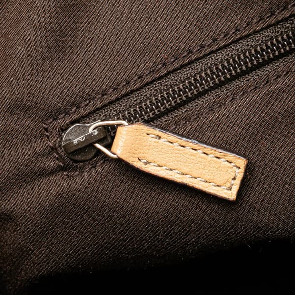 Pre-owned Gucci GG Canvas Abbey D Ring Crossbody Brown