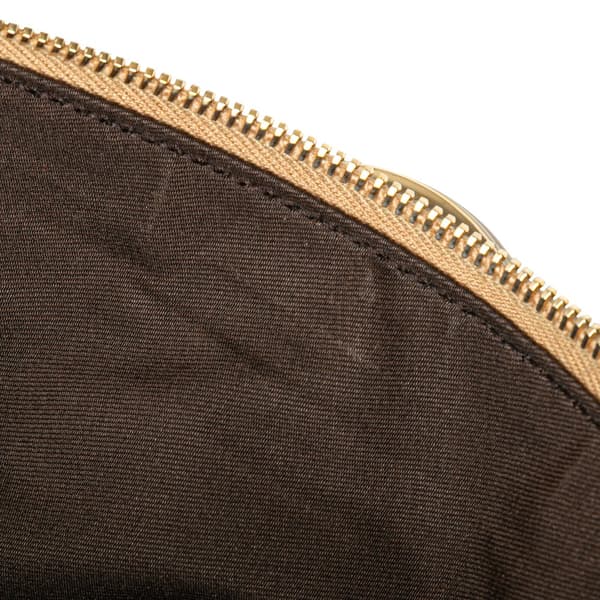 Pre-owned Gucci GG Canvas Abbey D Ring Crossbody Brown