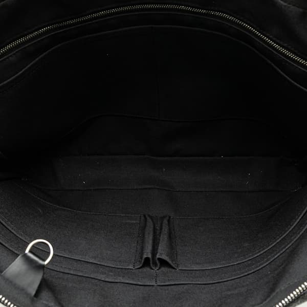 Pre-owned Louis Vuitton Damier Graphite Porte Documents Voyage PM Black
